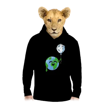 Chlapecká mikina Bastard Balónek dětská mikina klokanka Black