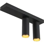 LOOM DESIGN LED stropní bodové světlo X-Beam, 2-křídlé, černé černá, zlatá 2 x 8 W LED - Doprava zdarma