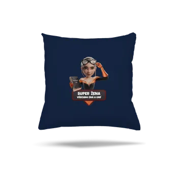 Polštář Bastard Super máma polštář Dark Navy