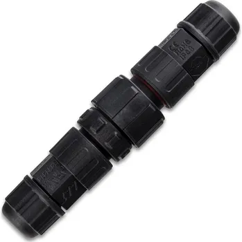 LED páska McLED ML-112.210.67.2 Vidlice + zásuvka M16, 2piny, IP67, pájecí