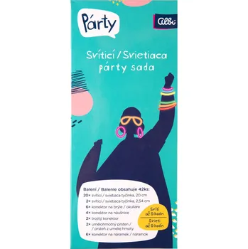 Desková hra Svítící párty sada 42 ks