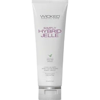 Lubrikační gel Wicked Simply Hybrid Jelle - hybridní lubrikant (120 ml)