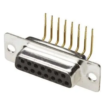 Elektrický konektor Konektor PCB D-Sub, řada: A-DF, počet kontaktů: 9, orientace těla: Pravý úhel, Průchoz�� otvor, rozteč: 2.77mm, Samice,