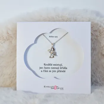 Náušnice Andělé existují, jen často nemají křídla a říká se jim přátelé - OB06