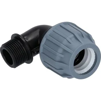 Vodovodní potrubí Koleno M 90° Plano PP-S, d 63 x 2˝ vnější závit