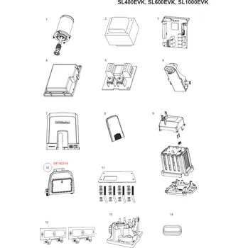 Zábradlí 041A0314 magnetický koncový doraz