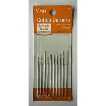 Nástroj na niť a příze Jehly dlouhé s velkým očkem