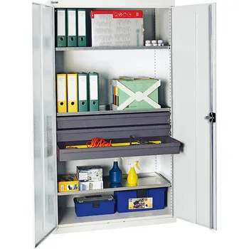 Skříňka na nářadí Dílenská skříň Professional 3000, 3 zásuvky a 3 vany, šedá, š 1000 mm