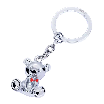 Školní batoh Troika klíčenka - medvídek (kovová, mix barev)