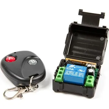 Relé Dálkové ovládání, vysílač+přijímač RF 433MHz, 12V 1kanál