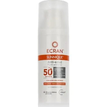 Přípravek na opalování Ecran Sunnique Anti-Aging Protective Fluid SPF50+ anti-aging krém 50 ml unisex