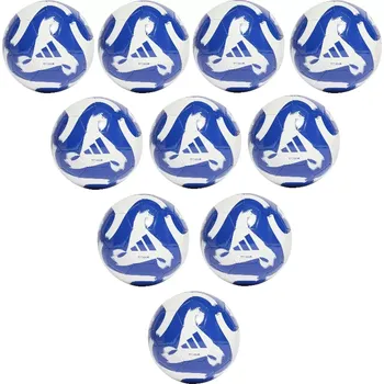 Fotbalový míč 10x Fotbalový míč adidas Tiro Club bílá/modrá (3)