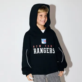 Dětská móda Reserved - Bavlněná mikina NHL New York Rangers - černý - 989FJ-99X - 989FJ-99X-U15