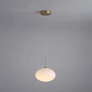 Searchlight Závěsné světlo LED Confetti, Ø 25 cm, zlatá/bílá, sklo bílá, zlatá 1 x 9 W LED - Doprava zdarma