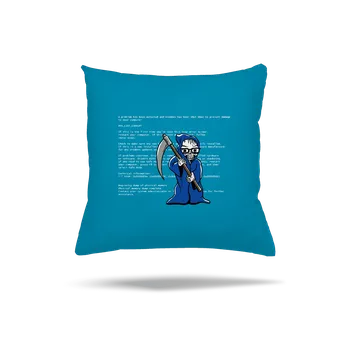 Polštář Bastard Modrá smrt polštář Blue Turquoise