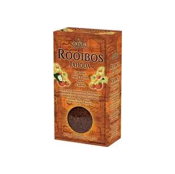 Horký nápoj Grešík Čaje 4 světadílů Rooibos Jahoda 70 g