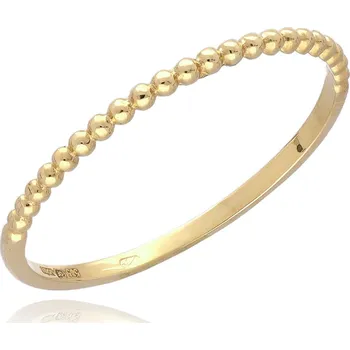 Prsten MOISS prsten ze žlutého zlata Velikost 52 mm RA000653