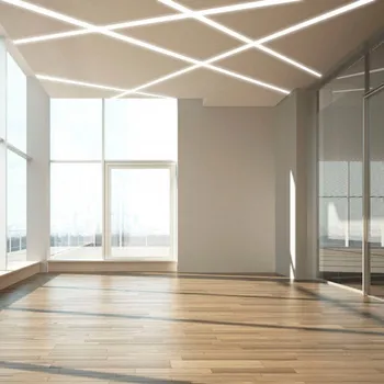 Stavební profil McLED ML-761.084.43.2 Vestavný hliníkový profil AZ pro sádrokarton, 62x14mm, vč. matného difuzoru, 2m