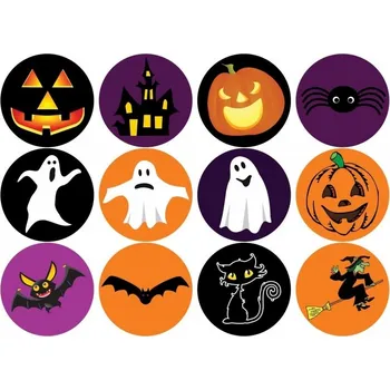 Přisada na vaření a pečení Halloween č.6 - tisk na jedlý papír - Bez úprav / Fondánový list +40 Kč / Bez decor gelu
