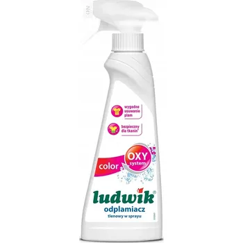 Přípravek na praní Ludwik Odstraňovač skvrn s aktivním kyslíkem ve spreji na barevné tkaniny Color, 250 ml