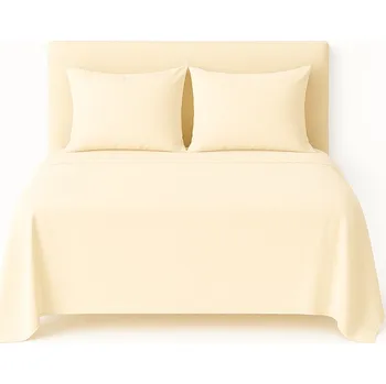 Prostěradlo PROSTĚRADLO FLANELOVÉ 160×200 100% BAVLNA ČESKÁ VÝROBA BARVA KRÉMOVÁ