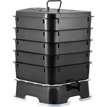 Kompostér Kompostér Velký Objem 50L 400x400x410MM Vylepšené Větrání 5.1KG