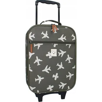 Dětský kufřík KIDZROOM Airplane khaki