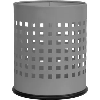 Odpadkový koš Alda Odpadkový koš Officer děrovaný 7 l, šedá