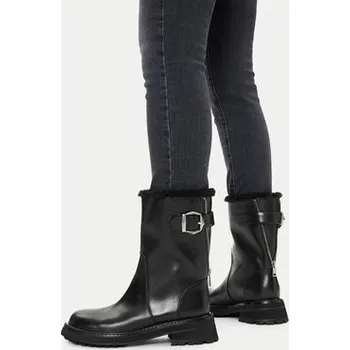 Dámské kozačky Badura Polokozačky EO-CECILIA-2521-86-1 Černá 41
