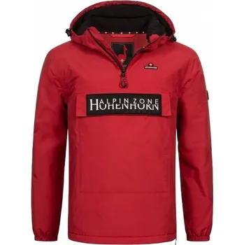 Pánská zimní bunda HOHENHORN ALLESSO XXL Červená, Černá, Bílá