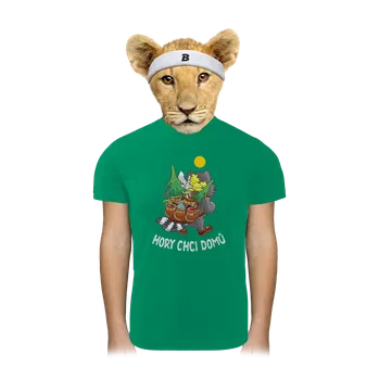 Chlapecké tričko Bastard Hory chci domů dětské sportovní tričko Kelly Green Mal