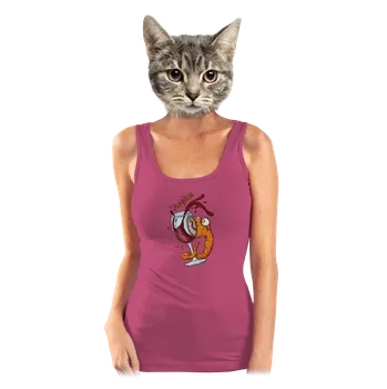 Bastard Pijavica dámské tílko klasické Magenta