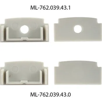 Stavební profil McLED ML-761.084.43.1 Vestavný hliníkový profil AZ pro sádrokarton, 62x14mm, vč. matného difuzoru, 1m