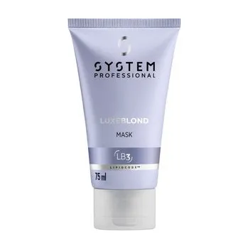 Vlasová regenerace System Professional Luxe Blonde Mask maska na vlasy pro chladnou blond 75 ml, EXP. 01/2026