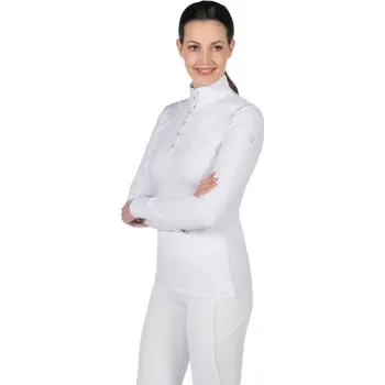 Dámské závodní tričko HKM Emilia white (L)