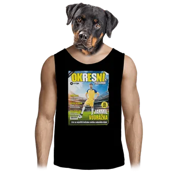 Pánské tílko Bastard Fotbalová hvězda pánské tílko Black