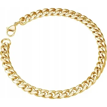 Řetízek Řetízek na ruku Bertin - Zlatý/22cm/5mm KP-34583