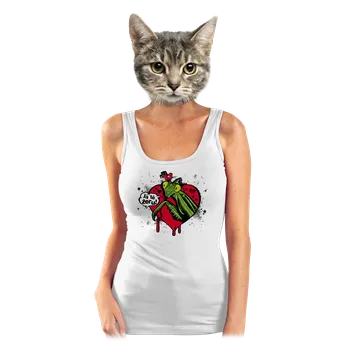 Bastard K sežrání dámské tílko klasické White