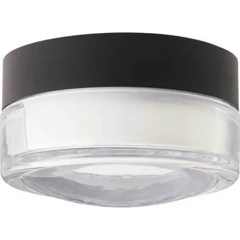 Lampička LOOM DESIGN LED stropní svítidlo Otto Convex, čiré, IP65 čirý, černý 1 x 6 W LED - Doprava zdarma