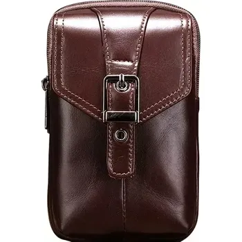 Ledvinka Bullcaptain kožená taška i ledvinka Donop Hnědý