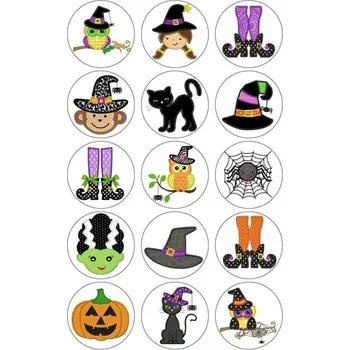 Přisada na vaření a pečení Halloween č.11 - tisk na jedlý papír - Bez úprav / Fondánový list +40 Kč / Bez decor gelu