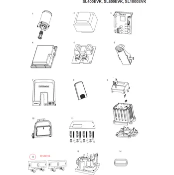 041A0316 mechanické dorazy pro posuvné pohony LiftMaster