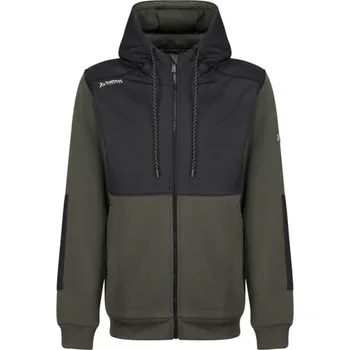 Pánská mikina REGATTA Pánská mikina s kapucí na zip ZELENÁ|ČERNÁ