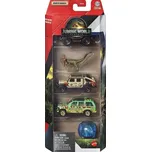 Mattel Matchbox™ Jurský svět 4 ks angličák a dinosaurus ASST