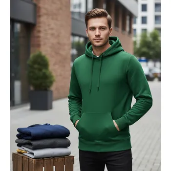 Pánská mikina MALFINI Mikina CAPE MAN, různé barvy Velikost XXL zelené