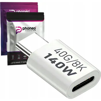 Datový kabel Kabel Phoneo USB-C - USB-C, 0,1 m, bílý