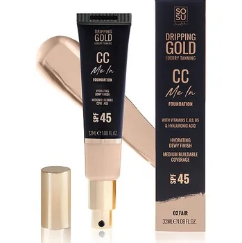 Make-up DRIPPING GOLD CC Me In Foundation Fair 02 SPF 45