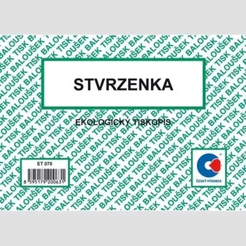 Tiskopis Stvrzenka ET070