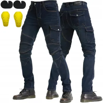 Moto bunda MODRÉ LEHKÉ DLOUHÉ LETNÍ TURISTICKÉ CHRÁNIČE ENDURO MOTO CROSS REGULAR