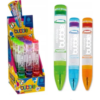 Kuličkové pero AstraPen BUBBLE, mix barev, modrý inkoust, stojan, 201024020